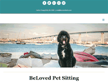 Tablet Screenshot of belovedpetsit.com